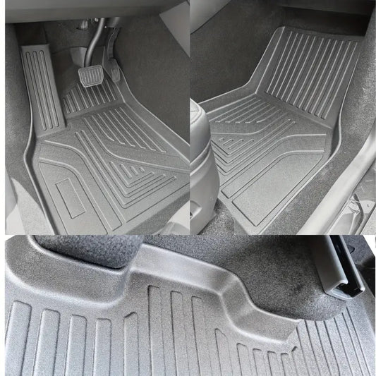 Allværs gulvmatter - foran & bak for Model Y Juniper