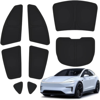 Sammenleggbare mørkleggingsgardiner – Tesla Model Y Juniper - Force Mods